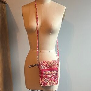 Vera Bradley Pink Floral Crossbody Bag